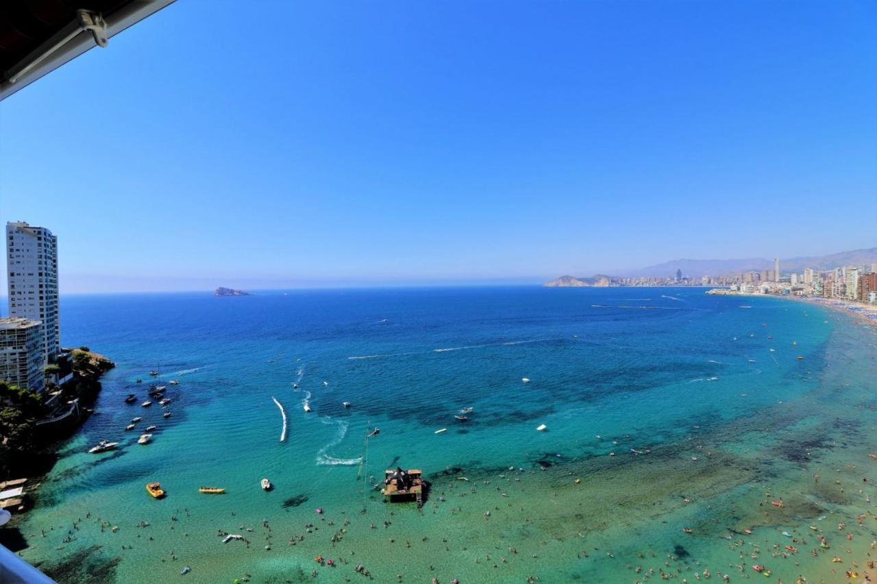 Luxurious 2-Bedroom Apt With Stunning Views, 1St Line On Levante Beach, Benidorm Exterior foto